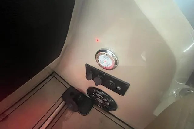 Slide: The Image of Control panel of 2020 MONACO 235C boat with gauge and switches. - 8