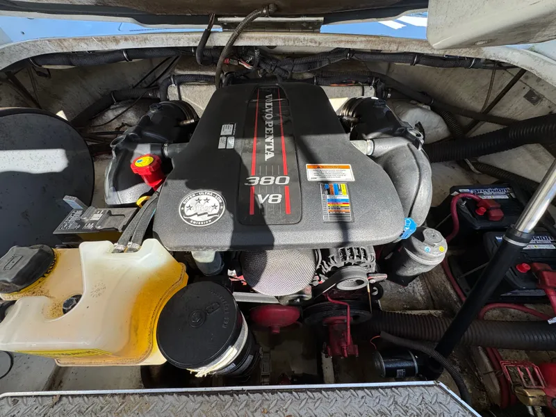 Slide: The Image of Engine compartment of a 2014 Formula 270 Bowrider with Volvo Penta 380 V8 engine. - 25
