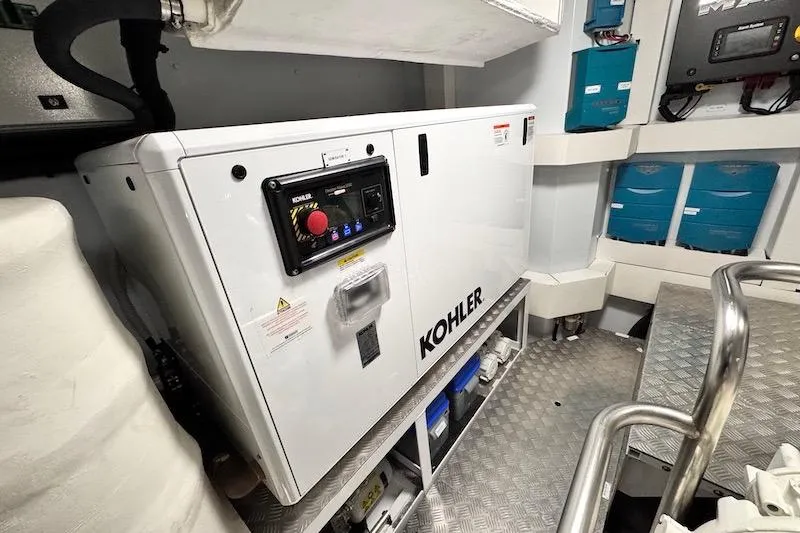 Slide: The Image of Engine room of 2026 Azimut Grande Magellano 25 Metri with Kohler generator. - 81