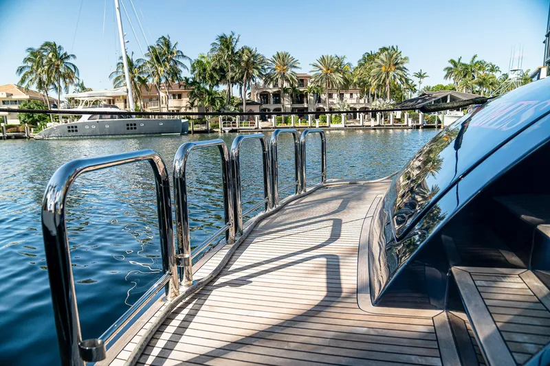 Slide: The Image of Engine room of 2022 Marlow Voyager Series yacht, featuring advanced machinery and piping systems. - 51