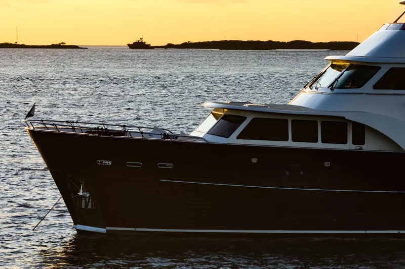 Slide: The Image of Engine room of 2022 Marlow Voyager Series yacht with advanced equipment and systems. - 54