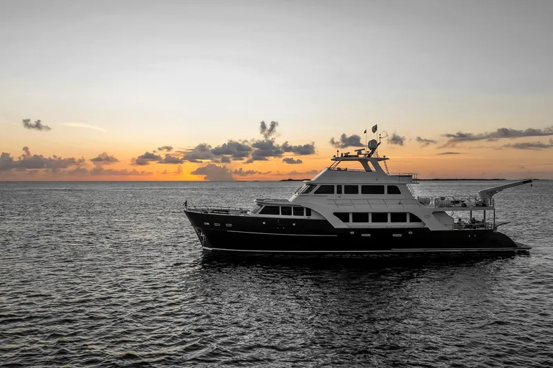 Slide: The Image of Engine room of 2022 Marlow Voyager Series yacht featuring Kohler generator. - 56