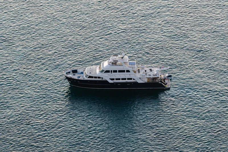 Slide: The Image of Engine room of 2022 Marlow Voyager Series yacht with Kohler generator and piping system. - 57