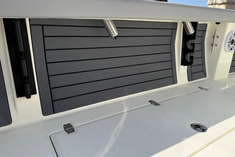 Slide: The Image of 2026 Pathfinder 2400 Open boat interior with sleek design and modern features. - 13