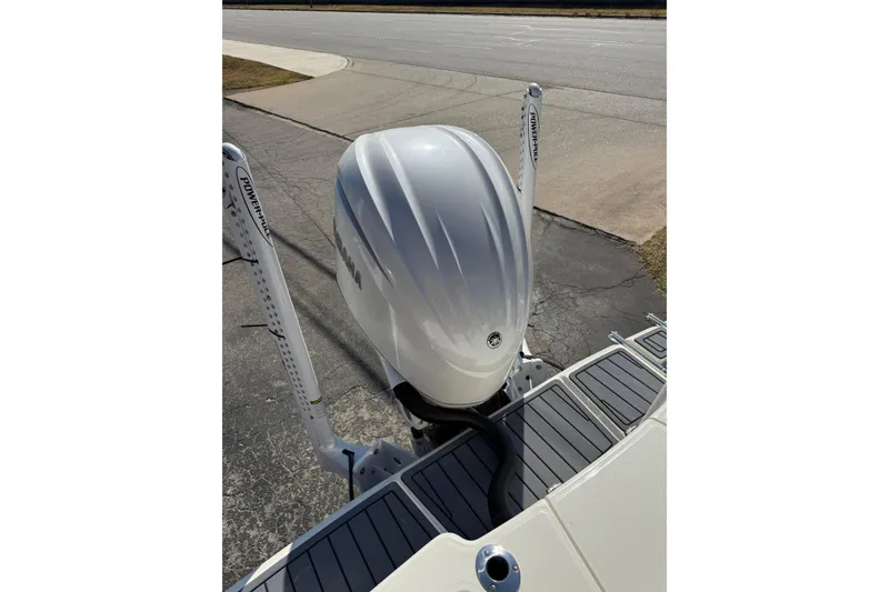 Slide: The Image of 2026 Pathfinder 2400 Open boat with Yamaha outboard motor and Power-Pole anchors. - 4