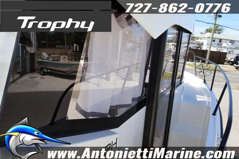 Slide: The Image of 2025 Trophy T 25 Pilothouse boat at Antonietti Marine dealership. - 46