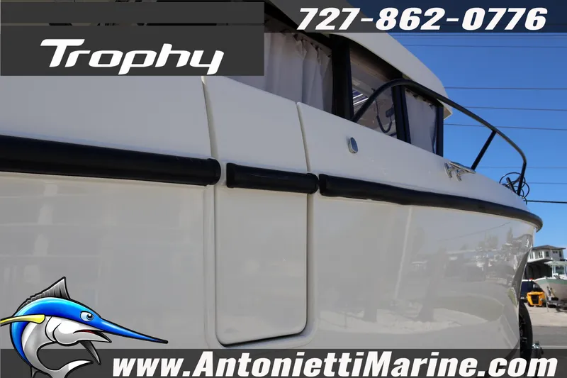 Slide: The Image of 2025 Trophy T 25 Pilothouse boat, Antonietti Marine, contact 727-862-0776. - 56