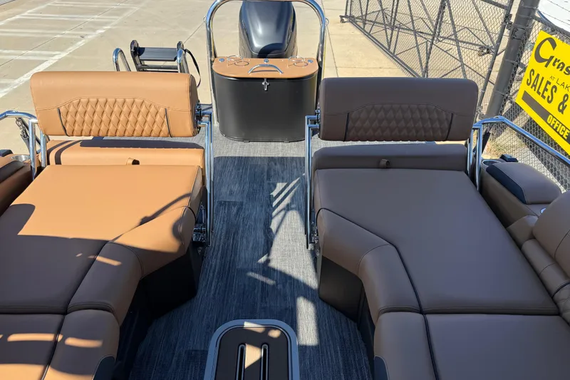 Slide: The Image of 2026 Avalon Catalina Quad Lounger Windshield with luxurious seating and modern design. - 53