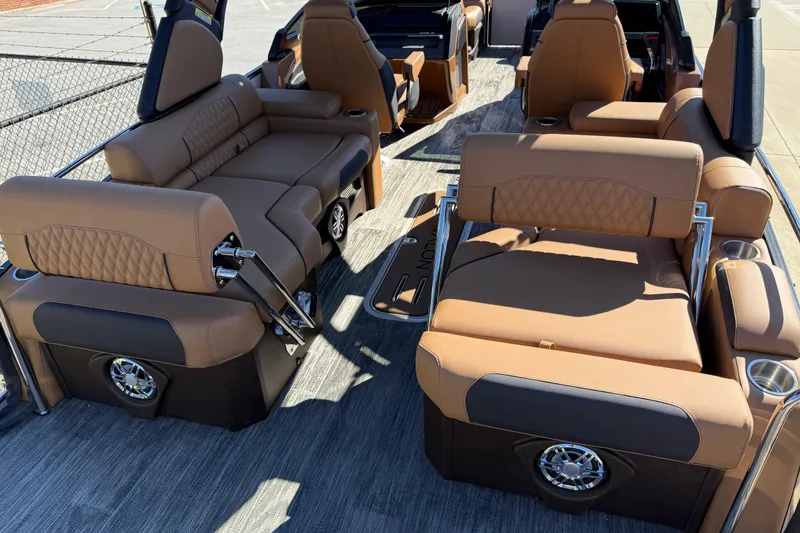 Slide: The Image of Luxurious interior of 2026 Avalon Catalina Quad Lounger Windshield with plush seating and modern design. - 59