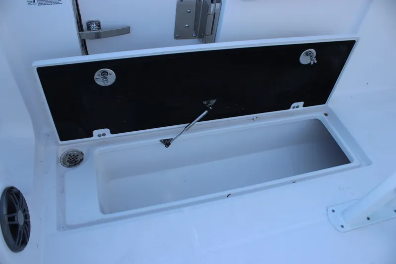 Slide: The Image of Storage compartment on 2026 Sea Fox 268 Commander boat, open and empty. - 13