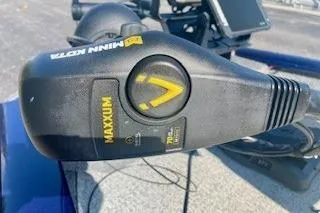 Slide: The Image of Minn Kota Maxxum trolling motor on 2022 Tracker Pro Team 175 TF boat. - 5