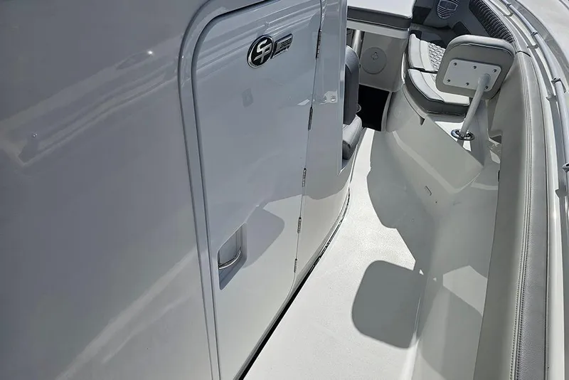 Slide: The Image of 2026 Sea Pro 322 Offshore boat interior, featuring sleek design and comfortable seating. - 35