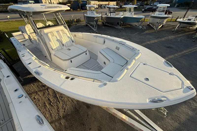 Slide: The Image of 2026 Sea Fox 328 Commander boat with spacious seating and modern design. - 29