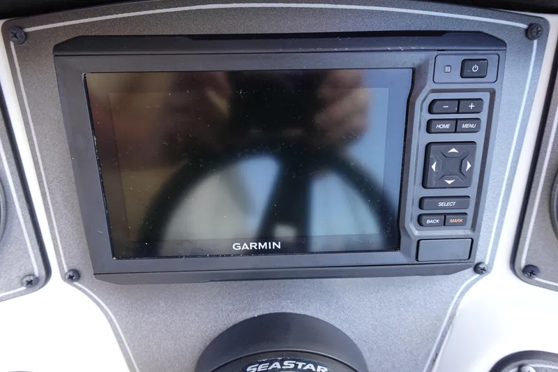 Slide: The Image of Garmin display on 2021 Hurricane Sundeck Sport 218 OB boat dashboard. - 10