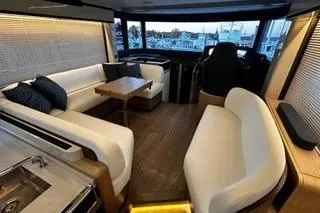 Slide: The Image of Outdoor kitchen on 2020 Absolute 48 Navetta yacht with grill and storage. - 28