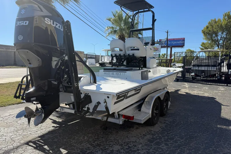 Slide: The Image of 2024 SCB R24 boat deck with speakers and textured surface. - 44