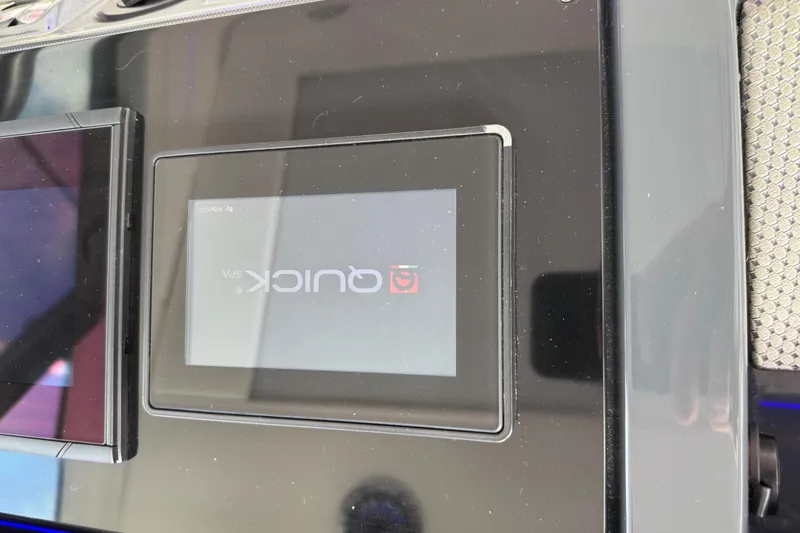 Slide: The Image of Touchscreen display on 2023 Formula 400 Super Sport Crossover boat dashboard. - 44