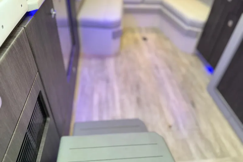 Slide: The Image of Interior of 2023 Formula 400 Super Sport Crossover with modern design and ambient lighting. - 50