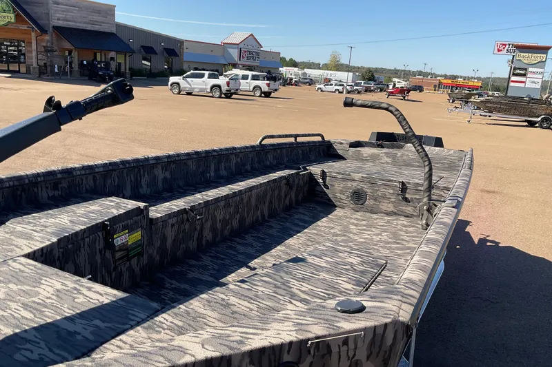 Slide: The Image of 2026 Havoc MSTC boat with camouflage design in a parking lot setting. - 5