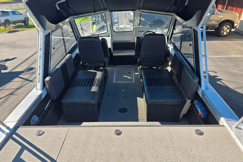 Slide: The Image of Interior of 2011 Thunderjet ALEXIS CLASSIC boat with seating and spacious layout. - 3