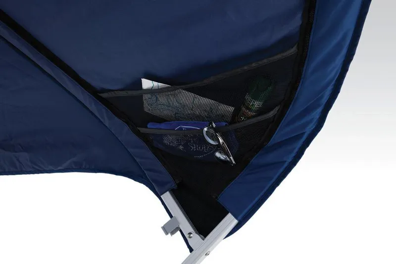 Slide: The Image of 2017 Sun Tracker Fishin' Barge 22 XP3 interior with seating and control panel. - 15