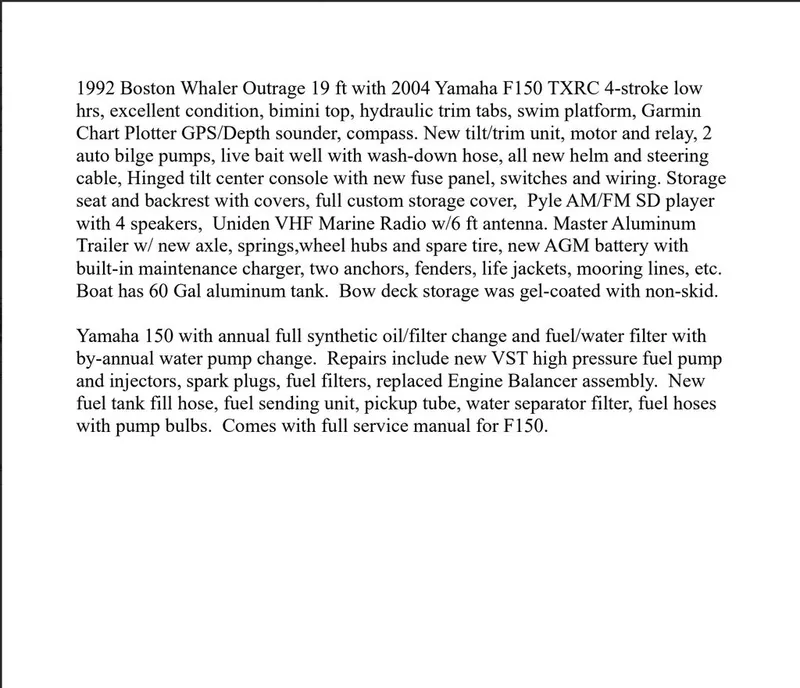 Slide: The Image of Boston Whaler Outrage 1993 - 35