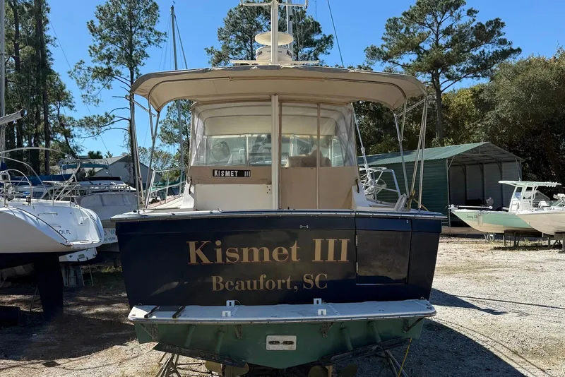 Slide: The Image of 1999 Sabre 36 Express boat "Kismet III" docked in Beaufort, SC. - 5