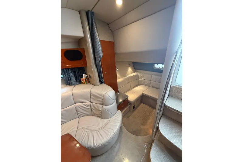 Slide: The Image of Interior of 2005 Formula 37 Performance Cruiser with plush seating and modern design. - 29