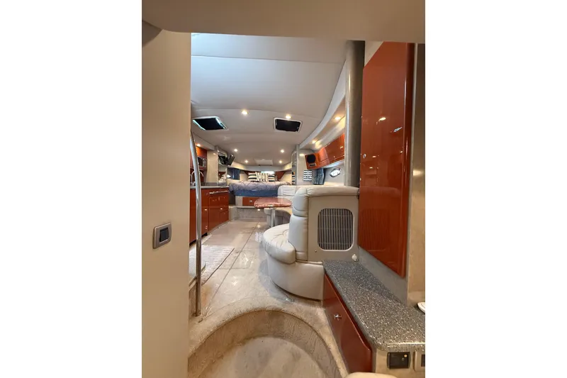 Slide: The Image of Interior of 2005 Formula 37 Performance Cruiser, featuring luxurious seating and modern design. - 36