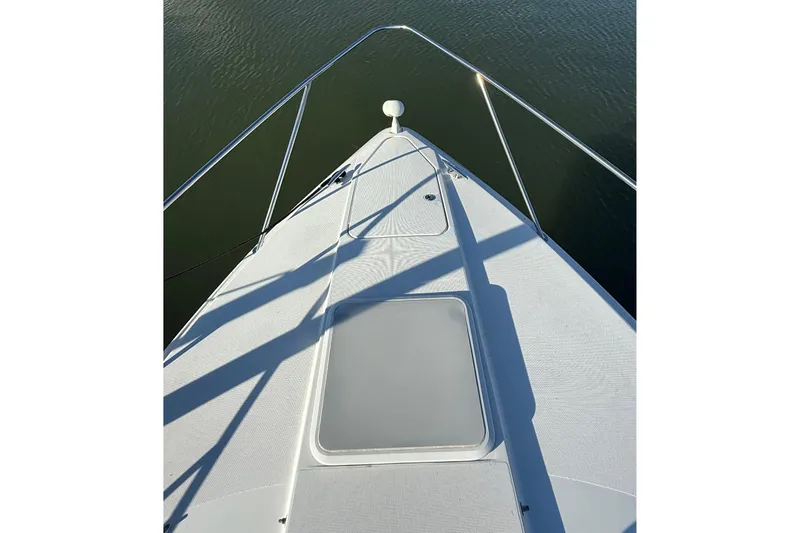 Slide: The Image of Bow view of 2005 Formula 37 Performance Cruiser on calm water. - 5