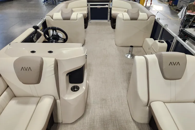 Slide: The Image of 2026 Avalon LSZ Quad Lounger interior with luxurious seating and modern design. - 2