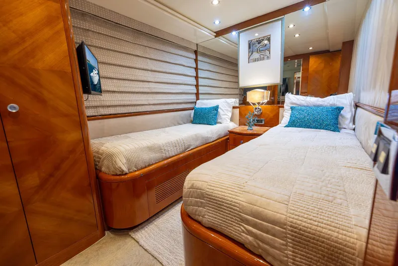 Slide: The Image of Port Side Twin Guest Stateroom w EnSuite Head - 56