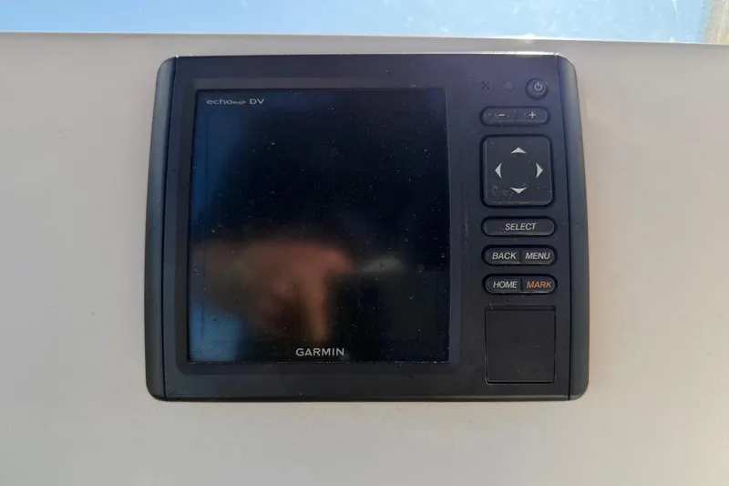 Slide: The Image of Garmin echomap DV on 2016 Pioneer 175 Bay Sport boat dashboard. - 15