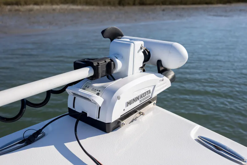 Slide: The Image of Minn Kota Terrova trolling motor on 2019 Sea Hunt BX 22 BR boat. - 12