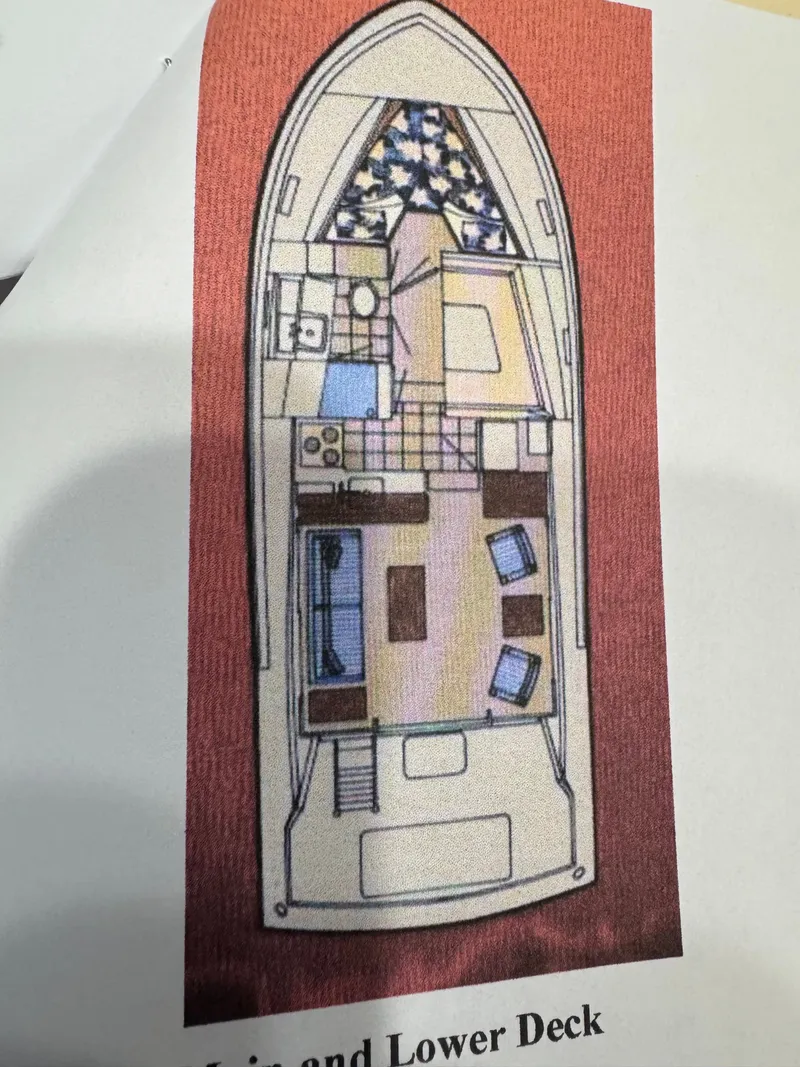 Slide: The Image of Hatteras 36 Sedan 1986 - 40