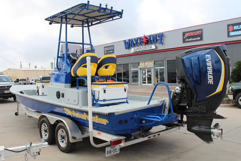 Slide: The Image of 2015 Shoalwater 23 Catamaran with Evinrude engine at Waypoint Supercenter. - 7