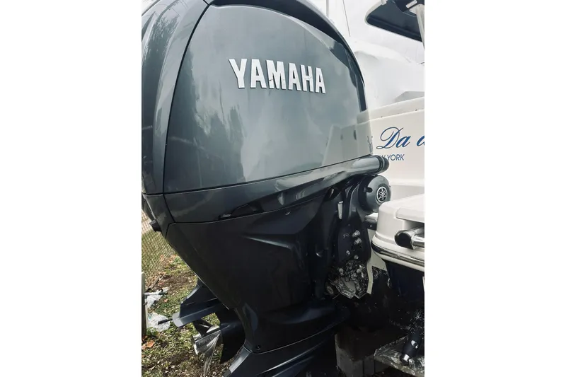 Slide: The Image of Yamaha outboard motor on 2022 Robalo R272 Center Console boat. - 20