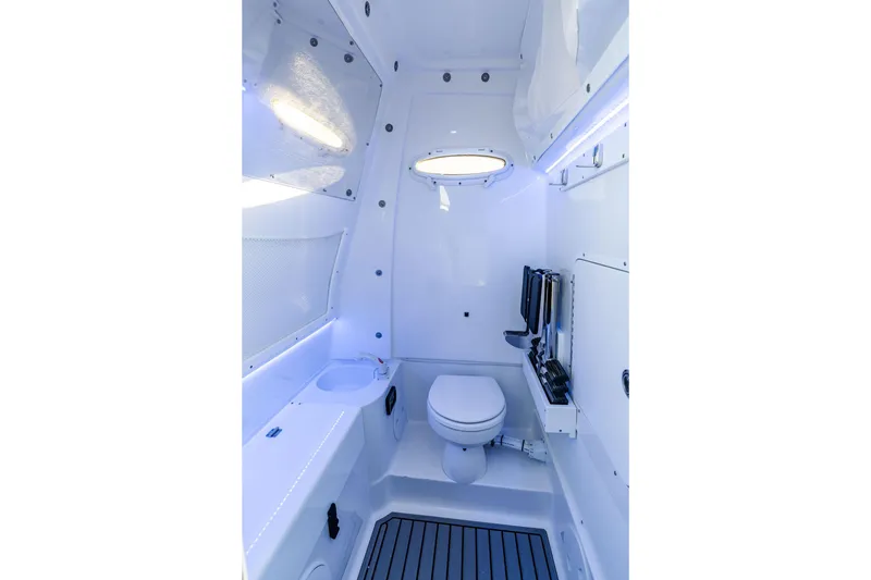 Slide: The Image of Modern bathroom interior of 2026 Sea Hunt Ultra 305 Coffin Box boat. - 37