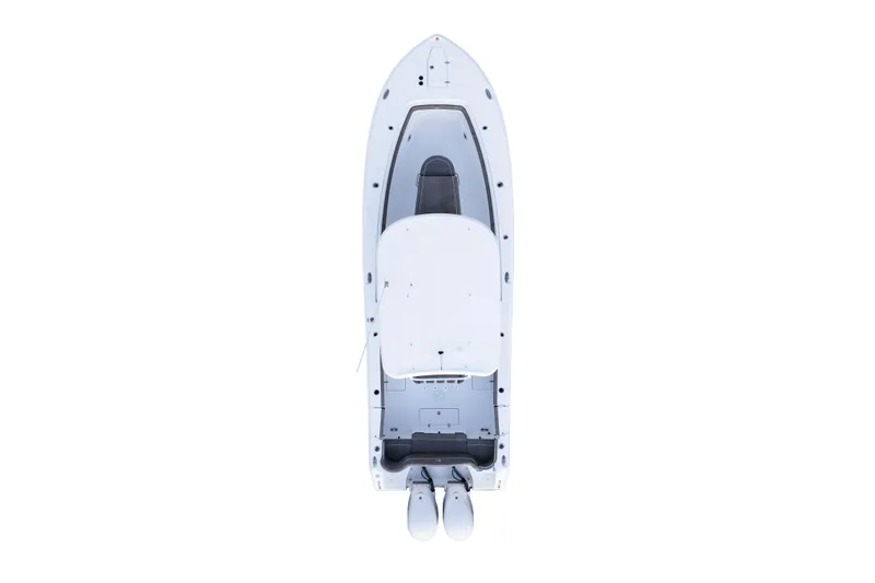 Slide: The Image of Top view of 2026 Sea Hunt Ultra 305 Coffin Box boat, showcasing sleek design. - 41