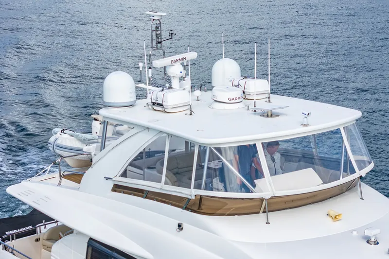 Slide: The Image of Luxury yacht Princess 75 Fly from 2007 on the sea. - 21