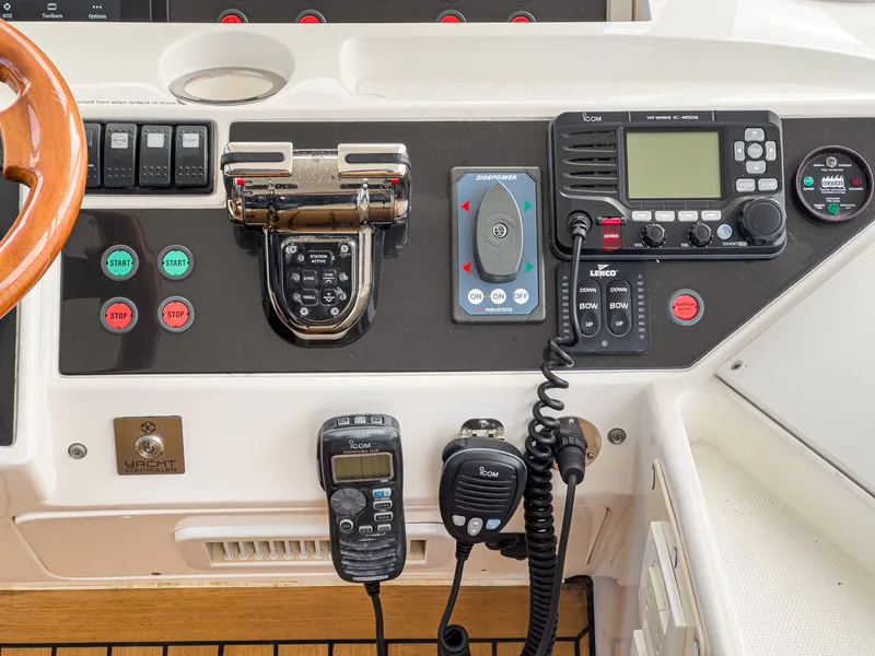 Slide: The Image of Control panel of Princess 75 Fly yacht, 2007 model. - 28