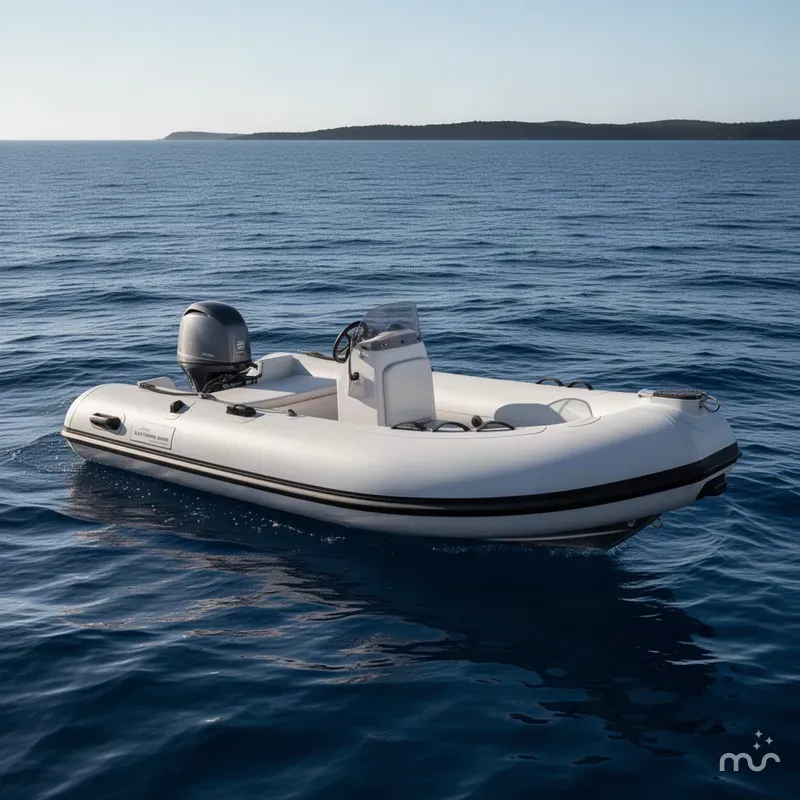 The Image of East Marine Boats 320 Hypalon Aluminum Rib Inflatable 2026 - 0