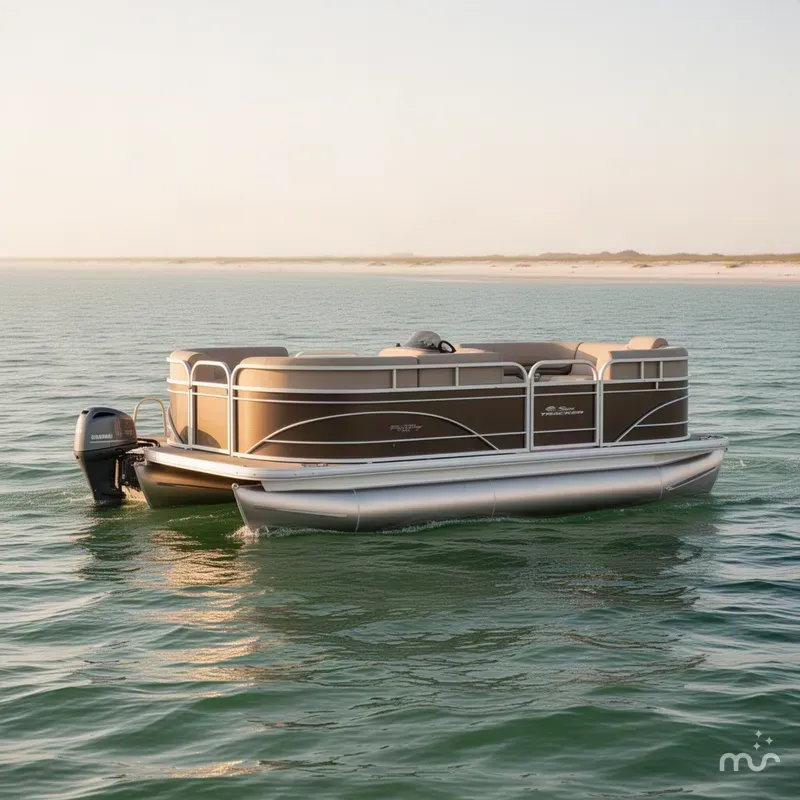 The Image of Sun Tracker Party Barge 22 DLX 2020 - undefined