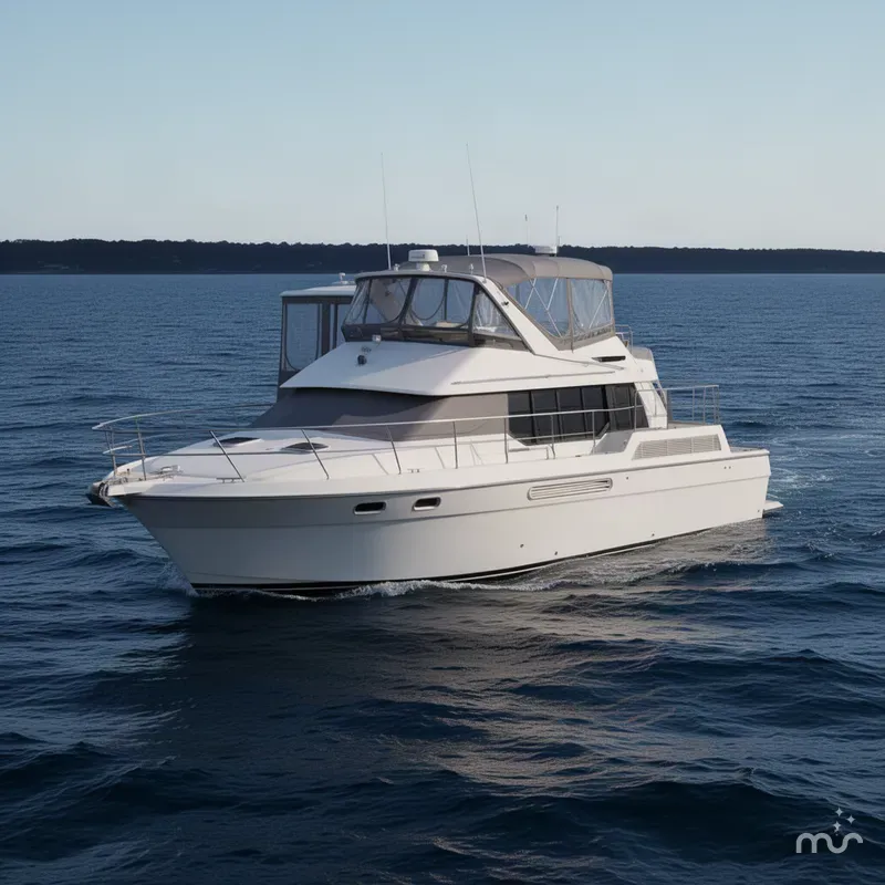 The Image of Bayliner 4587 Cockpit Motor Yacht 1994 - undefined