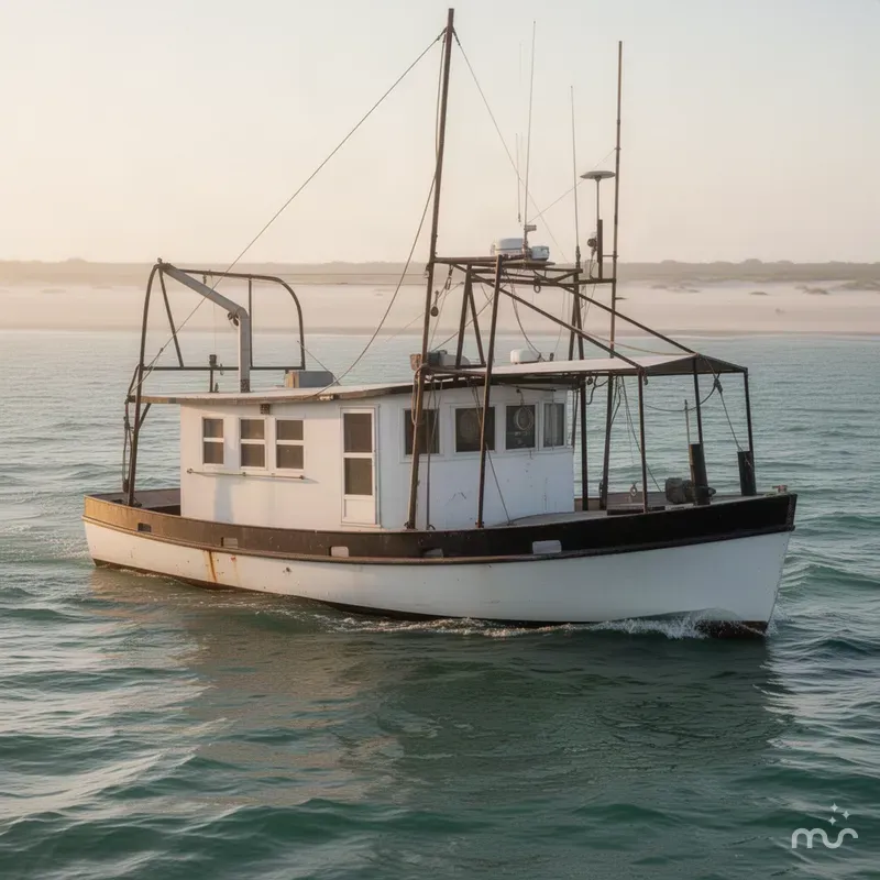 The Image of Homemade Steel Hull Shrimper 1975 - 0