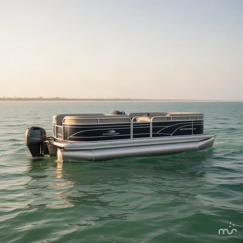 The Image of Sun Tracker Party Barge 22 RF DLX 2021 - 0