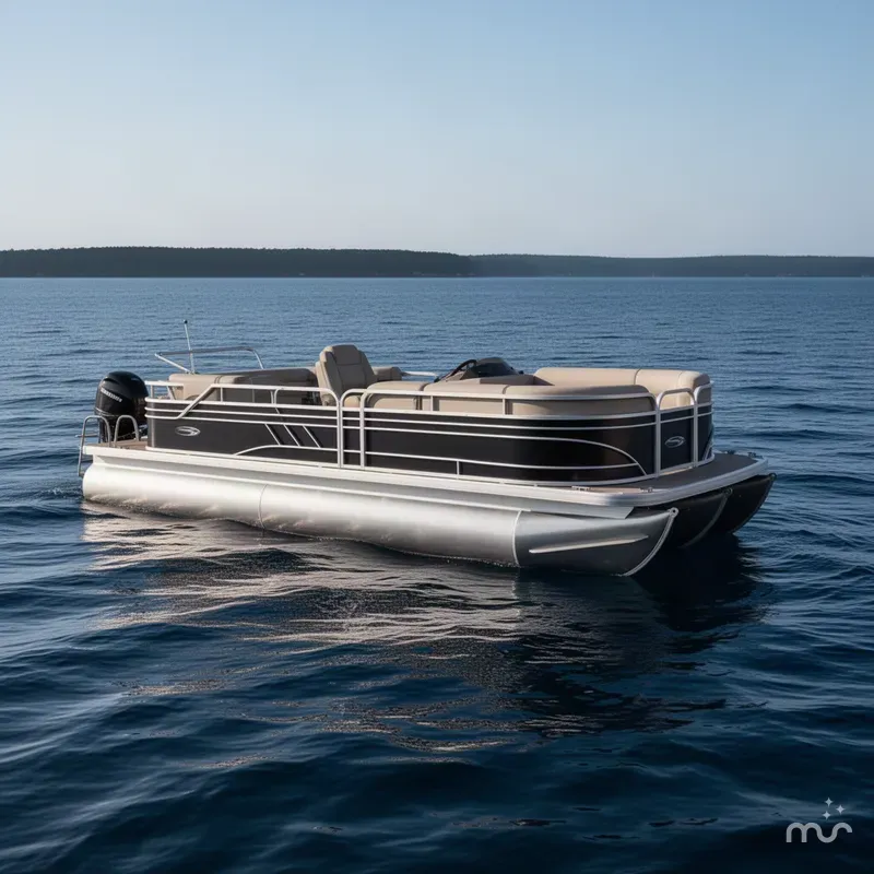 The Image of Sun Tracker Party Barge 22 RF DLX 2021 - 0