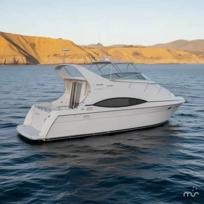 Slide: The Image of Carver Yachts 350 Mariner 1998 - 0