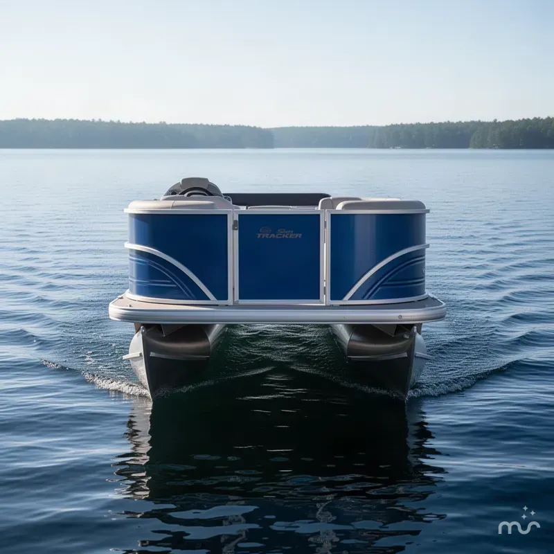 The Image of Sun Tracker Party Barge 16 DLX 2027 - 0
