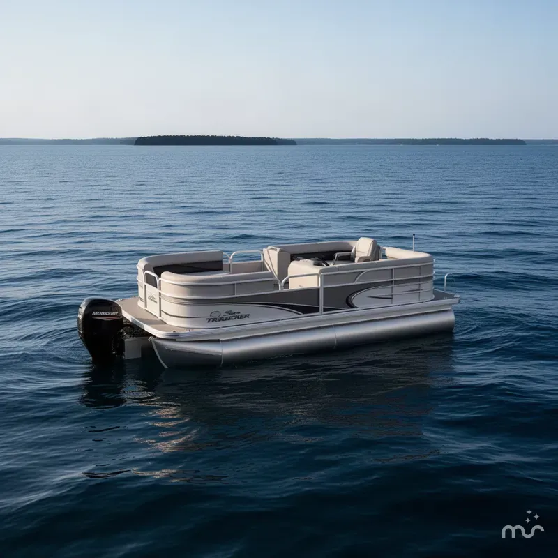 The Image of Sun Tracker Party Barge 16 DLX 2027 - 0